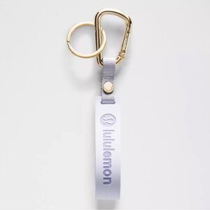 NWT SILICONE KEYCHAIN Serene Blue/Dusty Lilac SRNB/DULI - Lululemon OOS ONLINE!